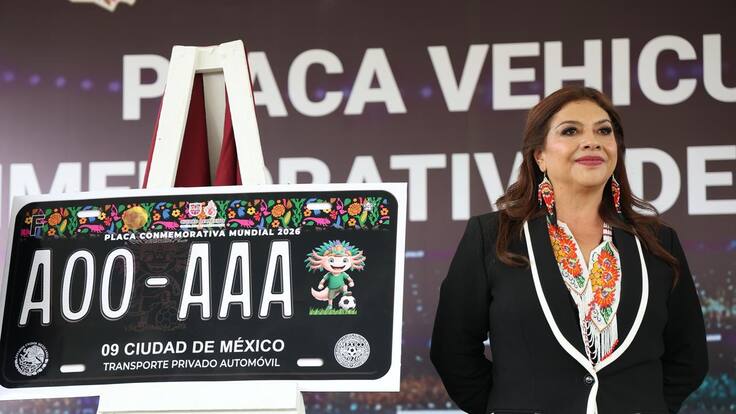 Placa conmemorativa del Mundial 2026 en CDMX: precio, requisitos y cómo tramitarla