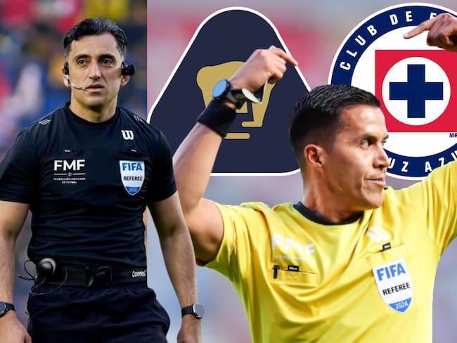 Final Pumas vs Cruz Azul: revelan árbitros para la ida y la vuelta y hay sorpresa mayúscula