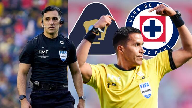 Final Pumas vs Cruz Azul: revelan árbitros para la ida y la vuelta y hay sorpresa mayúscula