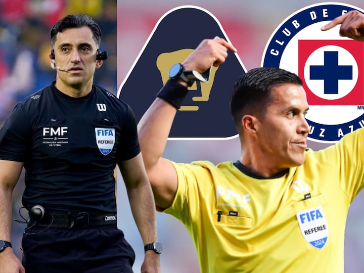 Final Pumas vs Cruz Azul: revelan árbitros para la ida y la vuelta y hay sorpresa mayúscula