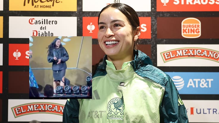 Scarlett Camberos es reconocida con un premio por su lugar en la élite del futbol internacional y agradece al Club América por dejarla crecer