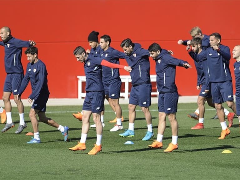 Sevilla cerró su preparación para enfrentar al United. Foto: Getty Images