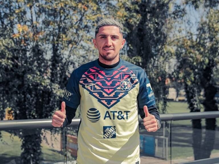Diego Valdés ya se puso los colores de América. Foto: twitter