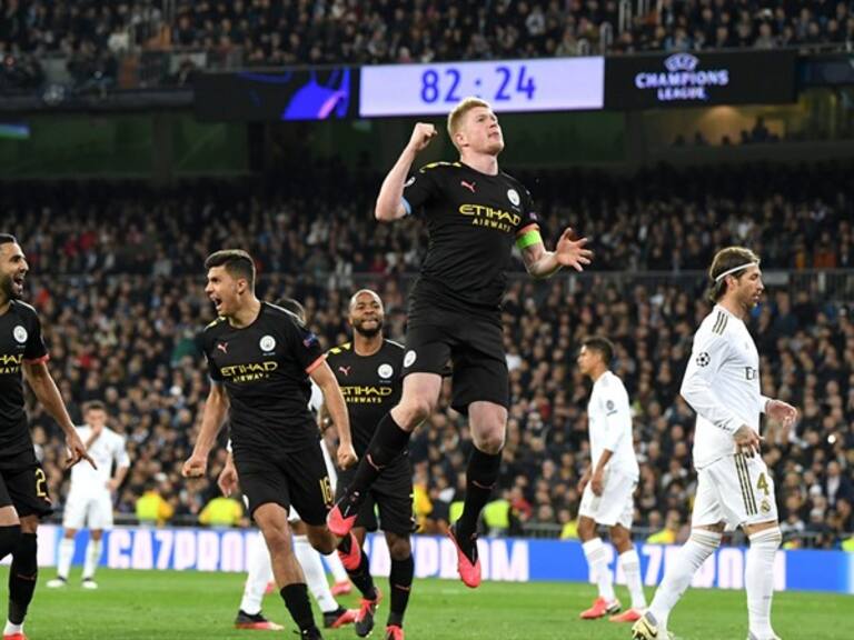 De Bruyne festeja con Manchester City. Foto: Getty Images