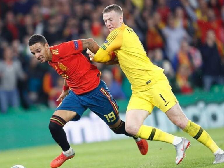 España contra Inglaterra. Foto: TWITTER: SeFutbol