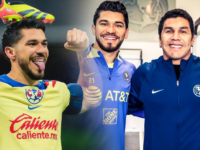 Los goles de Henry Martín con América, desde que Salvador Cabañas le pasó su magia
