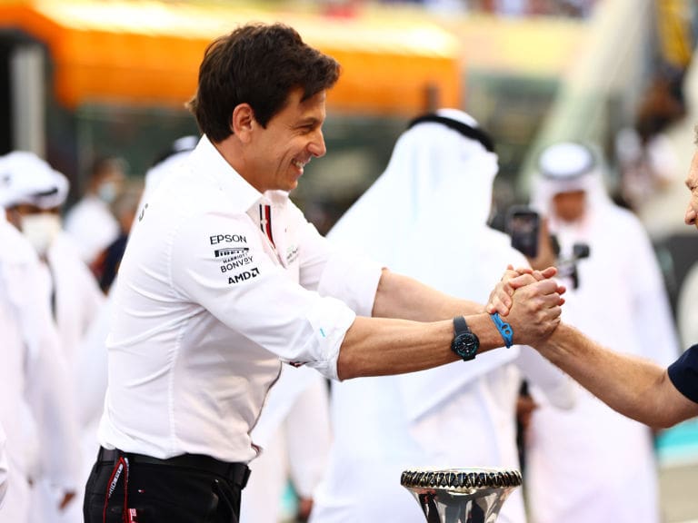 Toto Wolff y Chris Horner son buenos amigos, a pesar de todo.