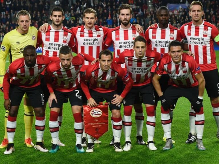 Andrés Guardado y Héctor Moreno con el PSV. Foto: Getty Images