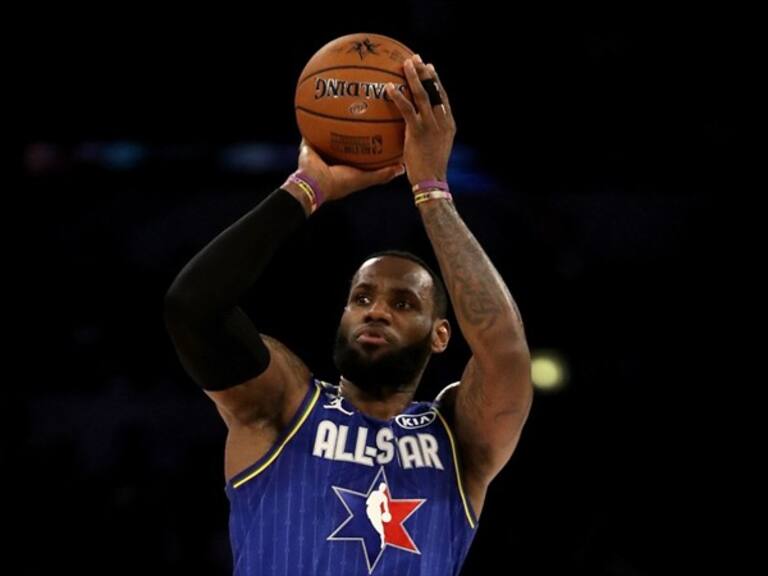 Lebron James en el juego de Estrellas de la NBA. Foto: Getty Images