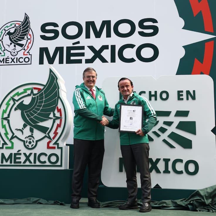 “Hecho en México”: La Selección Mexicana recibe certificación rumbo al Mundial 2026