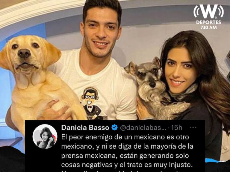 Daniela Basso defendió a Raúl Jiménez