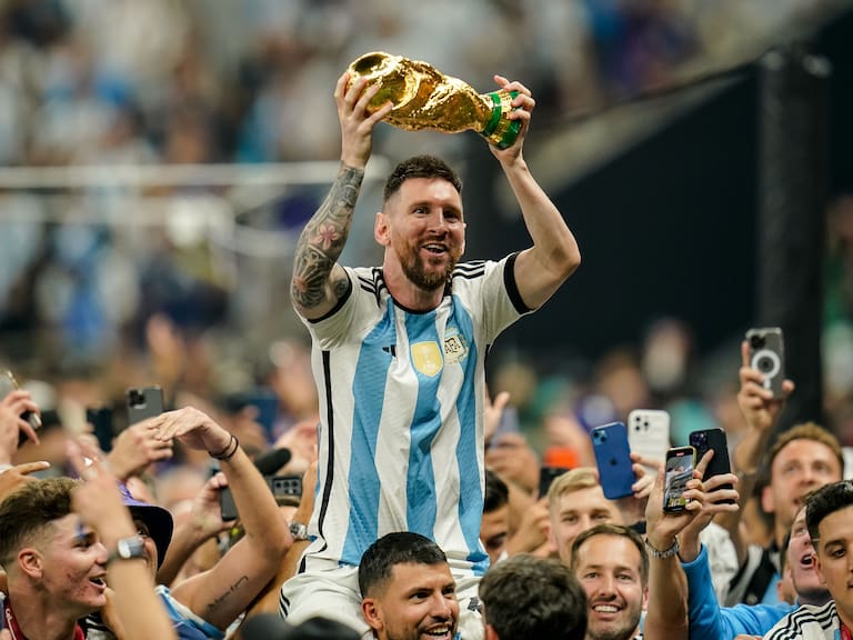 Lionel Messi festeja
