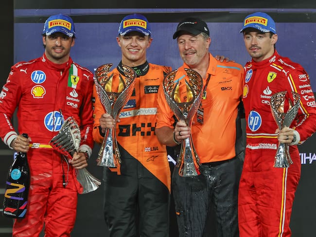 Lando Norris se coronó del Gran Premio de Abu Dabi, el último de la temporada; ¡McLaren es campeón de constructores! Checo quedó fuera
