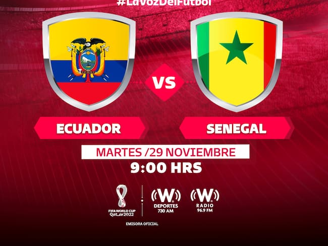 Ecuador vs Senegal: En VIVO y en directo online, Grupo A, Jornada 3, Mundial Qatar 2022