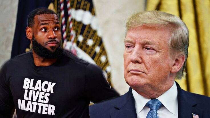 Donald Trump arremete contra las protestas en la NBA