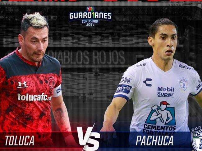 Toluca vs Pachuca, en vivo, jornada 11, Guard1anes 2021, Liga BBVA MX