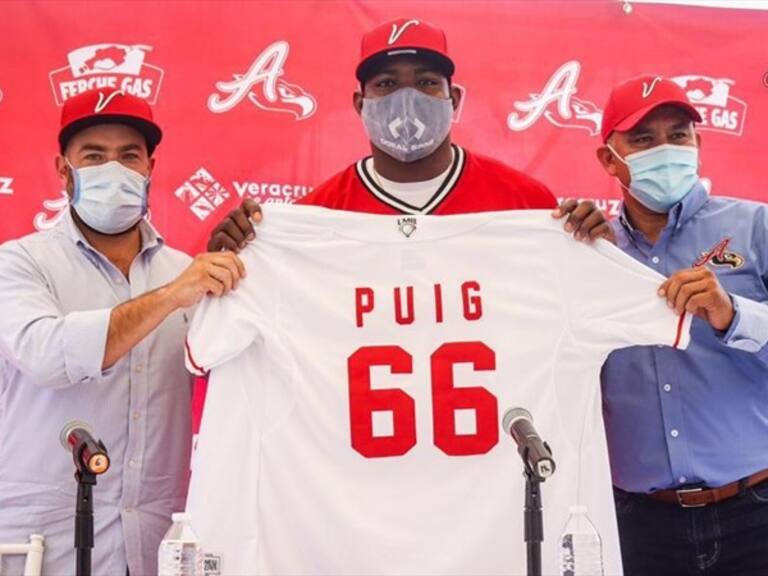 Yasiel Puig. Foto: Cortesía, Águila del Veracruz