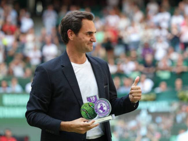 Roger Federer fue homenajeado en Alemania en el ATP 500 de Halle