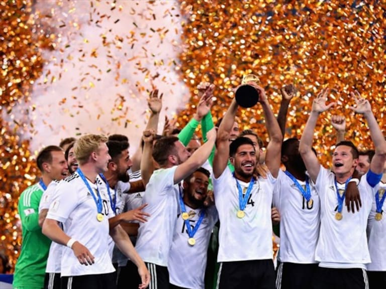 Alemania levantando la copa. Foto: Getty images