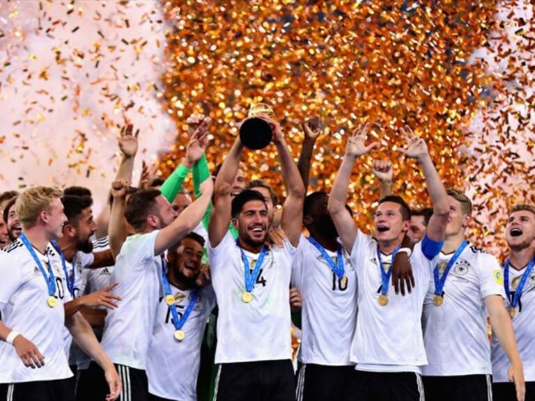 Alemania levantando la copa. Foto: Getty images