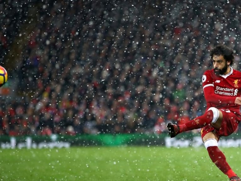 Mohamed Salah marcó un verdadero golazo. Foto: Getty Images