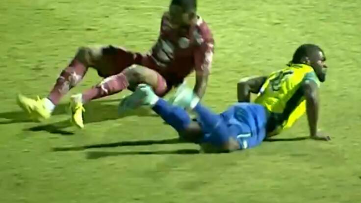 Romario Da Silva, del Motagua, sufre escalofriante fractura en la Liga Nacional de Honduras 2026