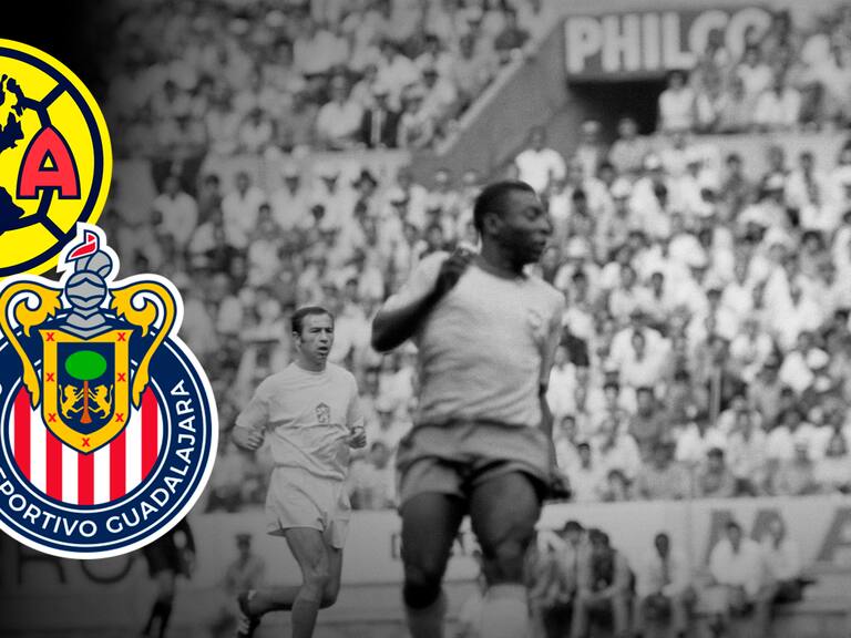 Pelé le marcó varios goles a América y Chivas