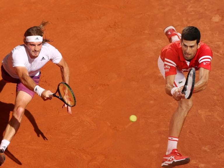 Tsitsipas vs Djokovic por la victoria en Roland Garros