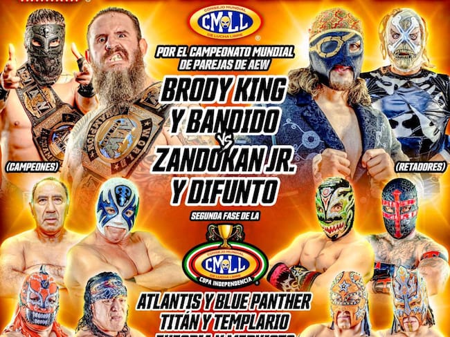 CMLL: Cartel viernes 12 septiembre 2025; a una semana del aniversario