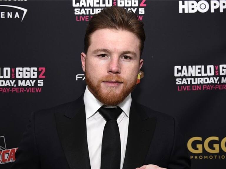 Saul "Canelo" Álvarez en un evento . Foto: Getty images