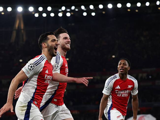 Arsenal sorprende al Real Madrid en la Champions League con doblete de Declan Rice