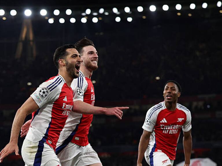Arsenal sorprende al Real Madrid en la Champions League con doblete de Declan Rice