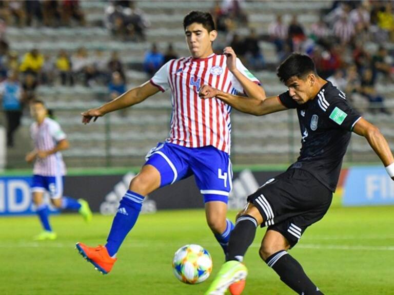 México Sub 17 vs Paraguay. Foto: twitter @miseleccionmx