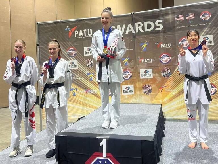 La mexicana Daniela Souza se corona en el Abierto de Taekwondo en Estados Unidos