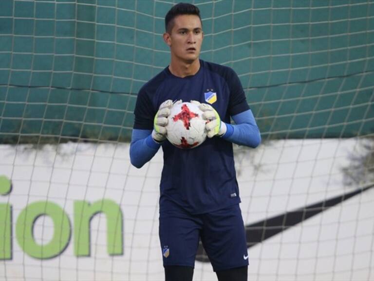 Raúl Gudiño en entrenamiento con el Apoel. Foto: Twitter