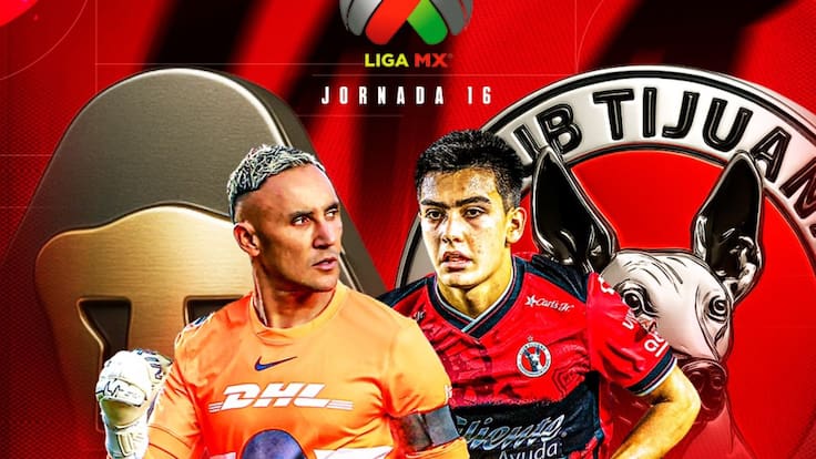 Pumas vs Xolos: EN VIVO, dónde, cuándo y a qué hora ver el juego de la Jornada 16 del Apertura 2025 Liga MX