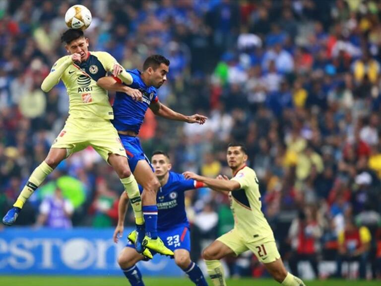 Cruz Azul vs América . Foto:Getty Images