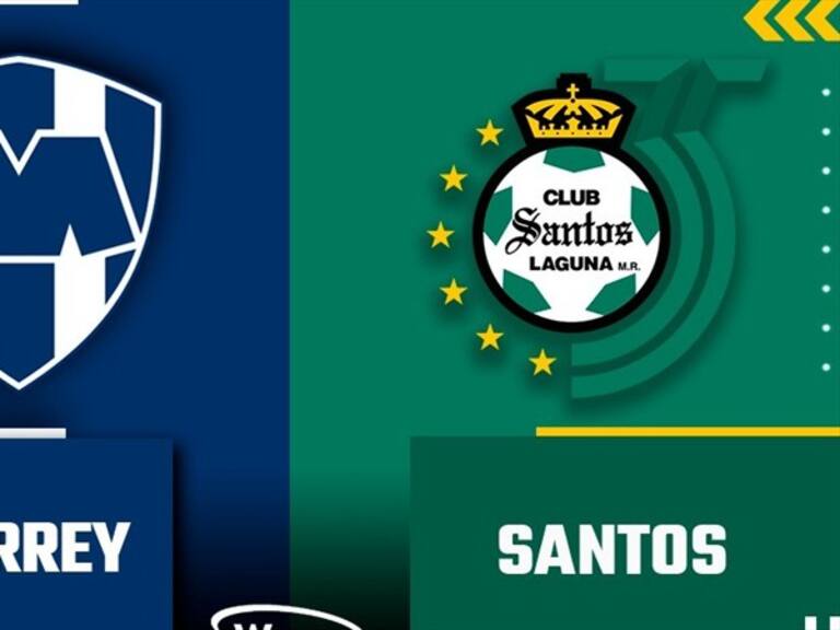 Monterrey vs Santos . Foto: W Deportes