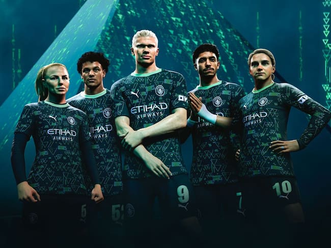 Manchester City lanza su cuarto jersey 2025-26 con EA SPORTS y PUMA: tecnología NFC y diseño gamer