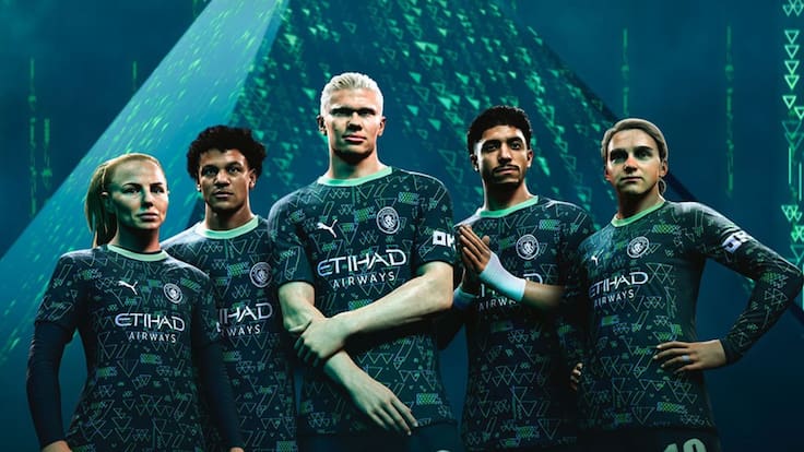 Manchester City lanza su cuarto jersey 2025-26 con EA SPORTS y PUMA: tecnología NFC y diseño gamer