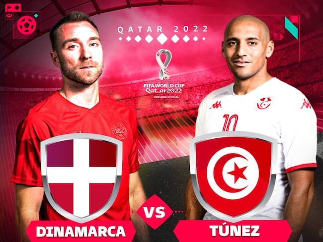 Dinamarca vs Túnez: En vivo y en directo online, Jornada 1 del Mundial de Qatar 2022 