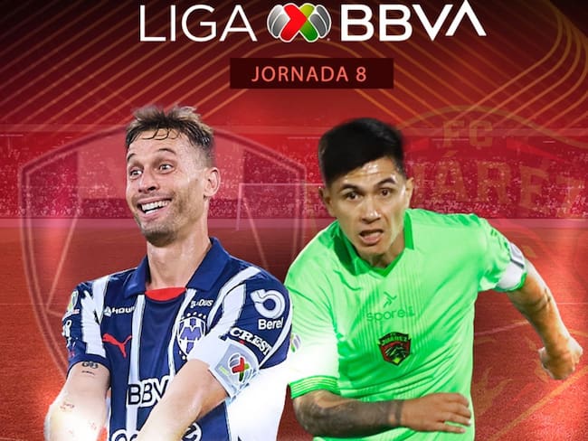 Monterrey vs Juárez: EN VIVO, dónde, cuándo y a qué hora ver el partido de la Jornada 8 del Apertura 2024