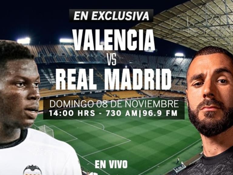 Valencia vs Real Madrid, en vivo, La Liga, España