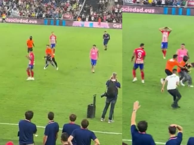 Niño lesionado por seguridad en el Atlético vs Real Sociedad en Monterrey: VIDEO