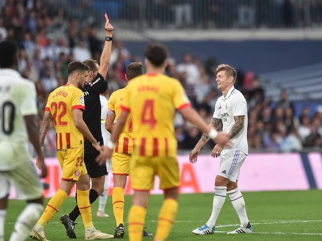 Toni Kroos sufrió la primera expulsión en toda su carrera