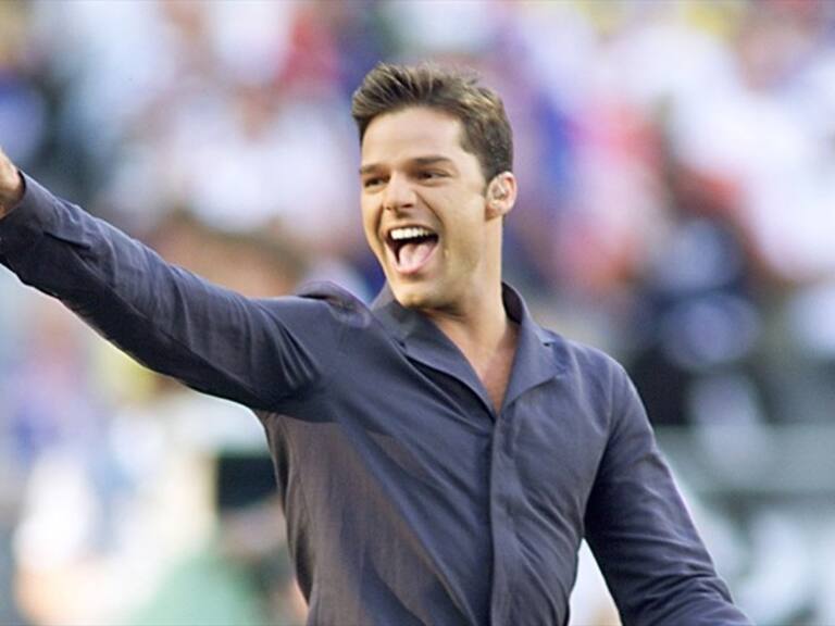 Ricky Martin cantó en Francia 1998. Foto: Getty Images