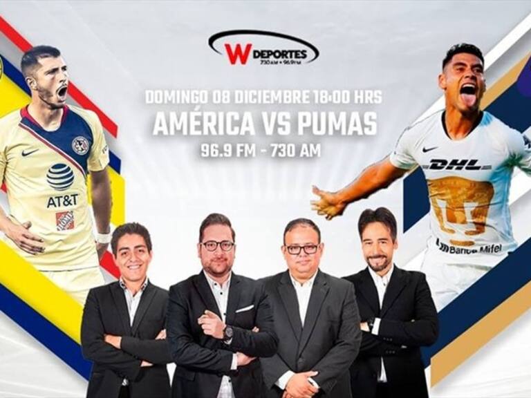 América vs Pumas. Foto: W Deportes