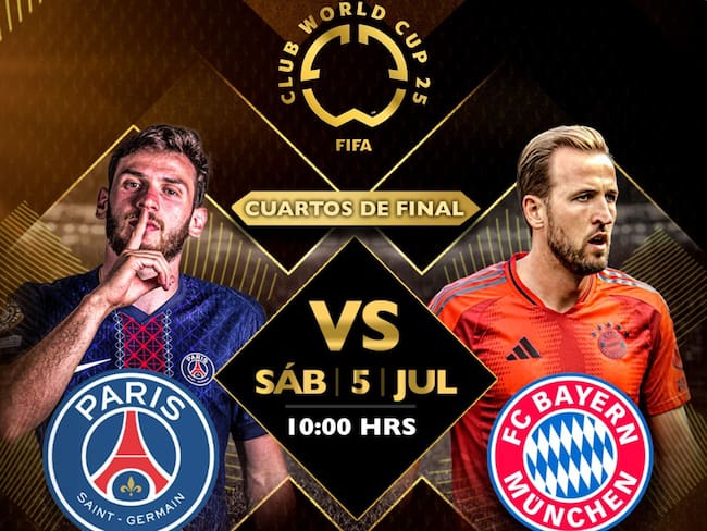 PSG vs Bayern Múnich: EN VIVO, dónde, cuándo y a qué hora ver los Cuartos de Final del Mundial de Clubes