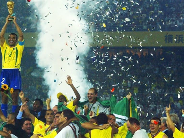 Brasil campeón de la Copa del Mundo 2002. Foto:GEtty Images