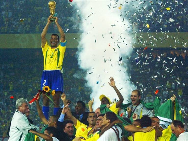 Brasil campeón de la Copa del Mundo 2002. Foto:GEtty Images